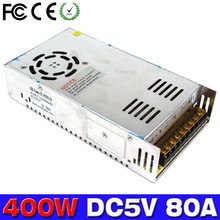 Single Output Regulated Dc5V Switching Power Supply 80A 400W Driver 110v 220v Ac-Dc 5V SMPS For LED Strip Display Modules Light 2024 - buy cheap