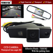 Fuwayda-câmera de visão noturna para automóveis, para toyota highlander cluger lexus rx300, com espelho retrovisor de 4.3 2024 - compre barato