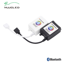 Светодиодный мини-контроллер для музыки, беспроводной RGB Bluetooth музыкальный смартфон с пультом дистанционного управления RGB для IOS Android телефон светодиодный 2024 - купить недорого