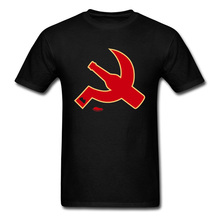 Camiseta con logotipo Simple para hombre, camisetas personalizadas C P, camisetas con estampado de símbolo de URSS roja, camisetas de algodón para hombre, ropa CCCP XXXL 2024 - compra barato