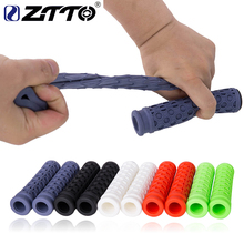 ZTTO Bicycle Parts MTB Mountain Bike Road Bicycle Real Silicone Shock-Proof Anti-Slip Grips 1 Pair 2024 - buy cheap