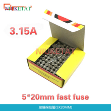 Fusible rápido de 100 V, 5x20 F3.15A 3150mA 250V, 5mm x 20mm, nuevo y original, 250 unids/caja 2024 - compra barato