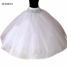 Hoopless 8 camadas difícil tule casamento saias de luxo princesa quinceanera vestido underskirt longo crinoline enaguas de mujer s40 2024 - compre barato