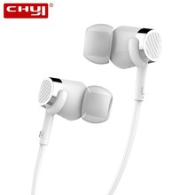 Chyi fone de ouvido esportivo de 3.5mm, fone de ouvido com microfone estéreo mãos livres fone de ouvido música universal com fio hifi para smartphone mp3 2024 - compre barato