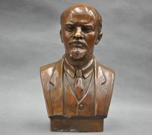 Decoración de latón de fábrica, busto de cobre antiguo de 7 pulgadas elaborado, líder soviético, 700, Ilyich, Ulyanov, Lenin 2024 - compra barato