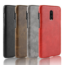 Ultra Slim Cases For Oneplus 6T A6013 Case Litchi Skin Pattern PU Leather and PC Book Cover For One Plus 6T 1+6t Phone Case 2024 - buy cheap