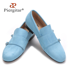 Piergitar 2020 men velvet shoe with velvet Hasp Party and Banquet men casual shoes British style men fashion loafers Plus size 2024 - buy cheap