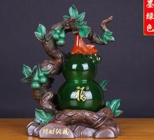 Mascot Gourd ornaments Gourd put pieces of five blessings door birthday gifts fortune homes living room statue sculpture 2024 - buy cheap