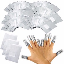 FSHALL 50-200pcs Aluminium Foil Nail Art Soak Off Acrylic Gel Polish Nail Wraps Remover 2024 - buy cheap