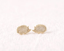 Shuangshuo New Arrival Punk Hedgehog Stud Earrings for Women Simple Animal Earrings Fashion Jewelry pendientes mujer moda ED012 2024 - buy cheap