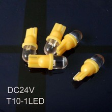 High quality T10 24v led dashboard warning indicator,w5w 194 168 24v LED indicating lamp free shipping 50pcs/lot 2024 - buy cheap