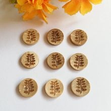 New Coconut Buttons 50pcs/lotLaser engraving pattern Garment Buttons DIY Clothing scrapbooking Accessories Sewing 13mm 2024 - buy cheap