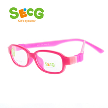 SECG Ultralight Soft Kids Frame Optical Glasses Frame Detachable Children Hyperopia Myopia Glasses Rubber Silicone Spectacles 2024 - buy cheap