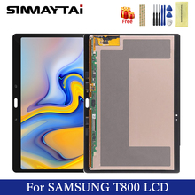 Tela lcd para substituição, matriz de montagem de tablet com sensor tátil samsung galaxy tab s t800 t805 2024 - compre barato