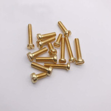 10Pcs M3 Copper Barss screws one word groove circle Round stigma head Slotting Bolt Screw 4mm-16mm Length 2024 - buy cheap