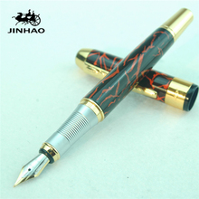 1 шт./лот Jinhao 250 авторучка черный-красный золото клип Jinhao Материал Escolar ручки papelaria ручка школьные принадлежности 14*1.5 см 2024 - купить недорого