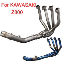 Z800-sistema de escape completo para motocicleta, silenciador modificado de acero inoxidable, tubo de escape delantero para KAWASAKI Z800 2024 - compra barato
