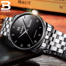 Switzerland BINGER Mechanical Watch Men Brand Luxury Men's Automatic Watches Business Wrist Watch Male Waterproof Reloj Hombre 2024 - buy cheap