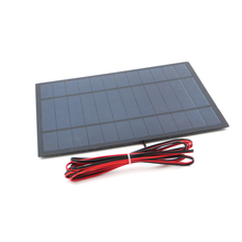Cable extensible de silicona para Panel Solar policristalino, cargador de batería pequeño de 6V y 6W con 200cm, Mini cable Solar de módem de juguete, 1 unidad 2024 - compra barato