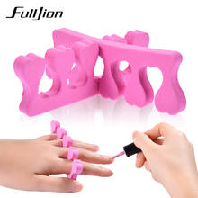 Fulljion 2pcs/set Soft Foam Sponge Nail Device Toe Finger Separator Dividers Nail Art Manicure Pedicure Nail Gel Tools 2024 - buy cheap