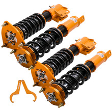 Coilover-amortiguador de suspensión ajustable para Mitsubishi, kit de amortiguadores ajustables para Mitsubishi EVO 7 8 9 CT9A 2001 2002 2003 2004 2005 2006 2007 2024 - compra barato