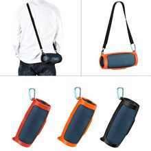 Silicone Case Cover Skin With Strap Carabiner for JBL Charge 4 Portable Wireless Bluetooth Speaker 2024 - buy cheap