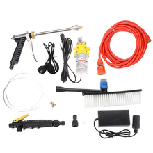 80W 12V Dc Portable Car Washer High Pressure Auto Washing Machine Electric Clean-Guns Device Vehicle Care Tools Kit Hairbrush 2024 - buy cheap