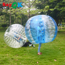 1.2m Inflatable Bubble Soccer 0.7mm TPU Air Bumper Ball Body Zorb Ball Bubble Football Bubble Soccer Ball For Sale 2024 - buy cheap