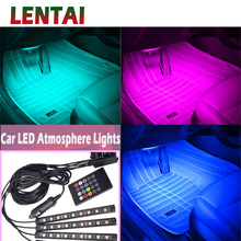 LENTAI 1Set Car LED Atmosphere Lights 12V RGB LED Lamp Strip For kia Ceed Cerato Suzuki grand vitara Citroen xsara picasso C3 2024 - buy cheap