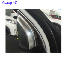 High quality stick ABS chrome Car frame inner A column Audio Pillar Cover lamp trim 2pcs for Mazda CX-5 CX5 2013 2014 2015 2016 2024 - buy cheap