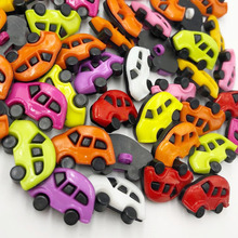 Botões plásticos de carro 24mm sedan, 50/100 peças cores misturadas acessórios de artesanato costura pt123 2024 - compre barato