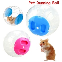1pc Small Size 10cm Home Pet Funny Running Ball Plastic Grounder Jogging Hamster Pet Small Exercise Toy 3 Colors 2024 - buy cheap