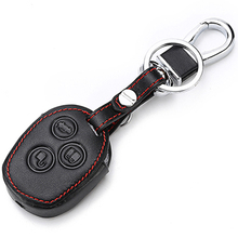 Genuine Leather Cover For Ford Mondeo Mk4 Fiesta Mk7 Accessories S-Max Fiesta Focus Mondeo Ecosport Kuga Focus St Key Case Fob 2024 - buy cheap