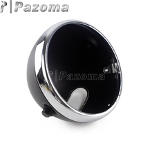 1x Universal 7" Round LED Headlight Housing Headlight Shell Mounting For Harley Spotster Honda Yamaha Cafe Racer Chopper Bobber 2024 - compre barato