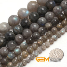 Round Labradorite Stone Beads Natural Stone DIY Loose Bead For Jewelry Making For Bracelet Making Strand 15inch Necklace 2024 - buy cheap