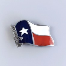 Men Belt Buckle Retail Distribute Belt Buckle Texas Flag Banner Belt Buckle  Free Shipping BUCKLE-WT046 2024 - buy cheap