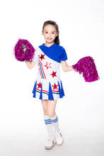 Children's Cheerleading Clothes Cheerleader Clothing Long Sleeved Aerobics Dance Skirts Dropshipping 2024 - buy cheap