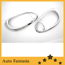 Auto Chrome Parts Chrome Head Light Cover for Nissan March Micra K13 10-13-Free Shipping 2024 - buy cheap