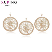 Xuping-Conjunto de joyería estilo chino para mujer, Charm Chapado en Color dorado, regalos, 60216 2024 - compra barato