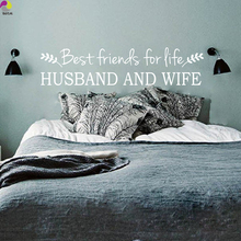 Best Friends For Life Husband And Wife Quote Wall Sticker Bedroom Lovers Family Quote Decal Living Room Sofa Vinyl Home Decor 2024 - buy cheap