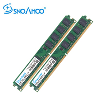 Snoamoo ram para pc ddr2, 2gbx2pçs, 667mhz, 800mhz, para desktop, 240 v, dimm, compatível com computador, garantia de memória 2024 - compre barato