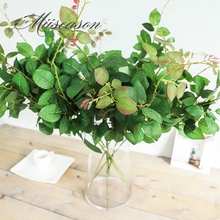 Зеленый стебель розы с листьями, искусственный цветок для свадебного украшения, искусственные цветы для декоративных поделок «сделай сам» 2024 - купить недорого