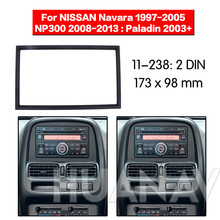 HUANAV-Adaptador de instalación de Radio estéreo para coche, fascia para 2003 + Nissan Paladin, Marco estéreo 2DIN, fascia de Audio 2024 - compra barato