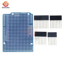 Placa de expansión de PCB para Arduino, placa de pruebas de PCB de fibra de FR-4, Escudo de paso de 2,54mm, ATMEGA328P, R3 Proto, 1 Juego 2024 - compra barato