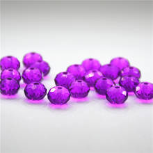 U Pick 18 Colors 6*8mm 70pcs Rondelle Austria faceted Crystal Glass Beads Purple Loose Spacer Round Beads for Jewelry Making 2024 - buy cheap