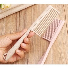 Large Tooth Comb Wide Toothed Combs Inside Buckle Plastic Anti Static Pear Head Hair Hairbrush Hairdressing Supplies Straight 2024 - buy cheap