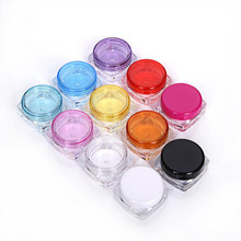 Travel Accessories 3g 50Pcs Empty Jar Makeup Face Cream Containers Plastic Mini Nail Art Organizer Cosmetic Sample Bottle 2024 - buy cheap