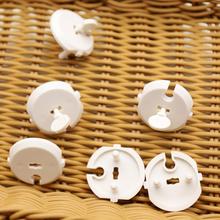 10Pcs Baby Safety French 2Pin Plug Socket Outlet Child Proof Protective Covers 2024 - buy cheap