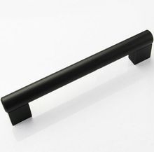 160MM modern simple furniture decoration handle black dresser drawer pull knob stain black kitchen cabinet cupboard handle pull 2024 - buy cheap