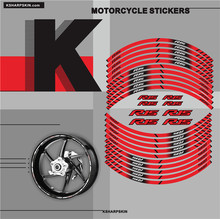HOT Motorcycle inner wheel Stickers rim reflective decoration decals For YAMAHA R15 2024 - buy cheap
